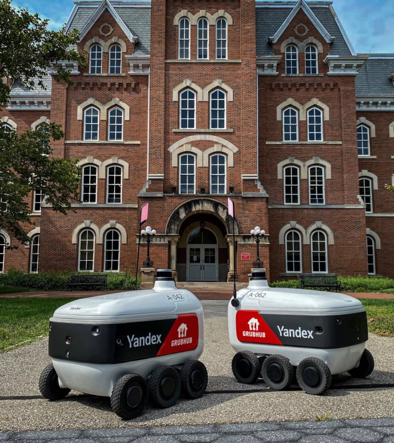 Yandex releases first robotic couriers for food delivery service Grubhub in the USA